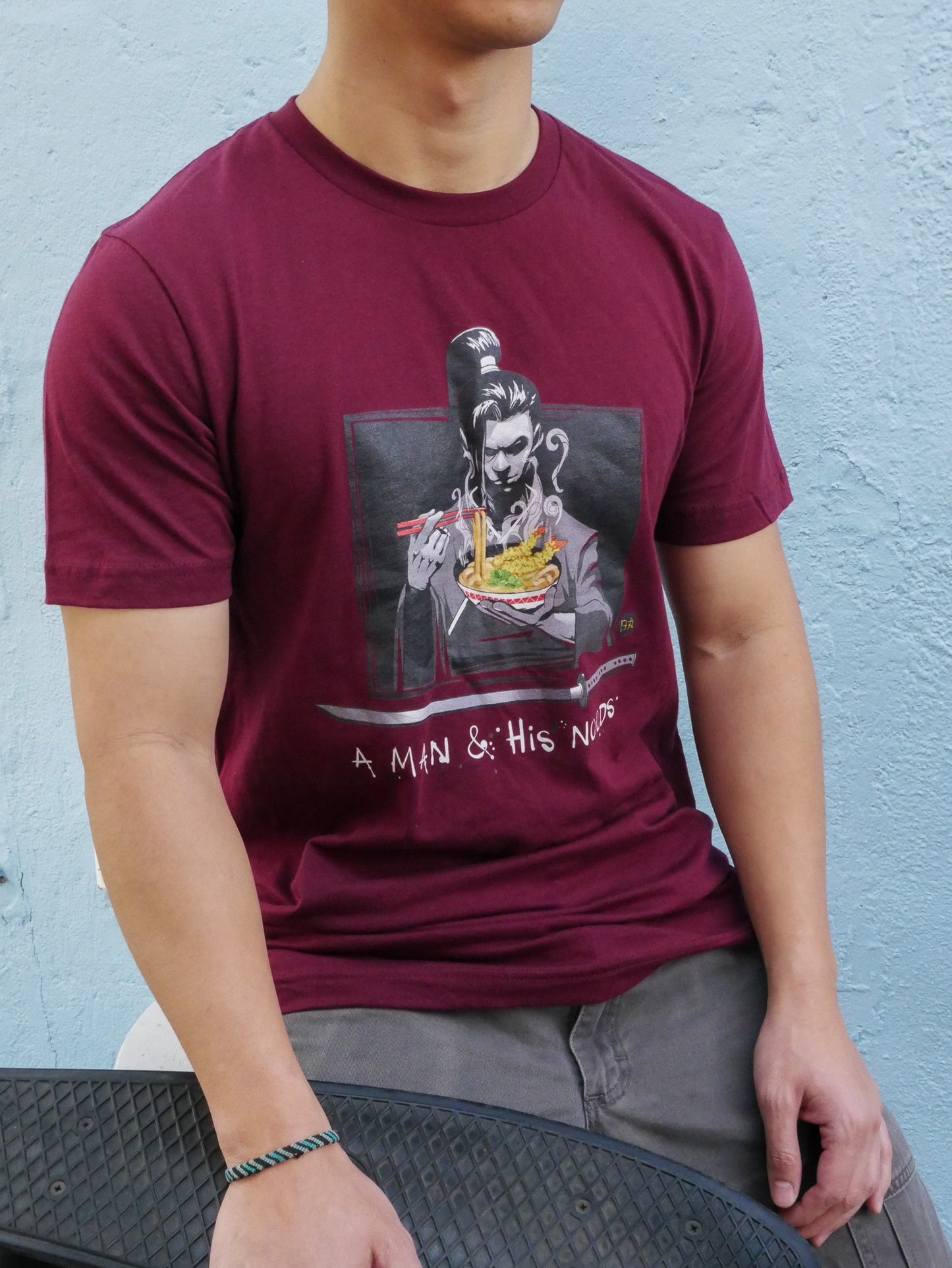 Samurai with Noodles | T-Shirt