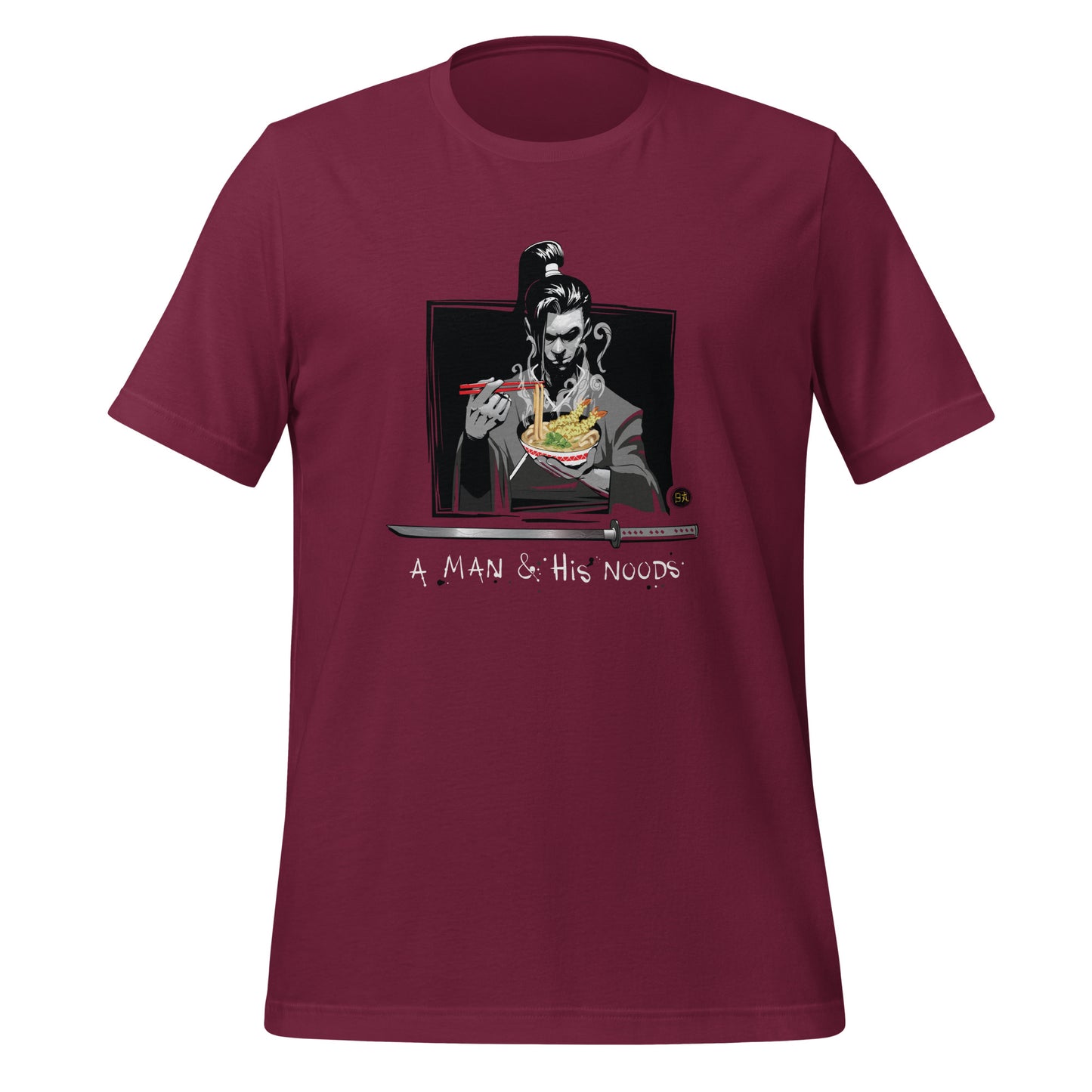 Samurai with Noodles | T-Shirt