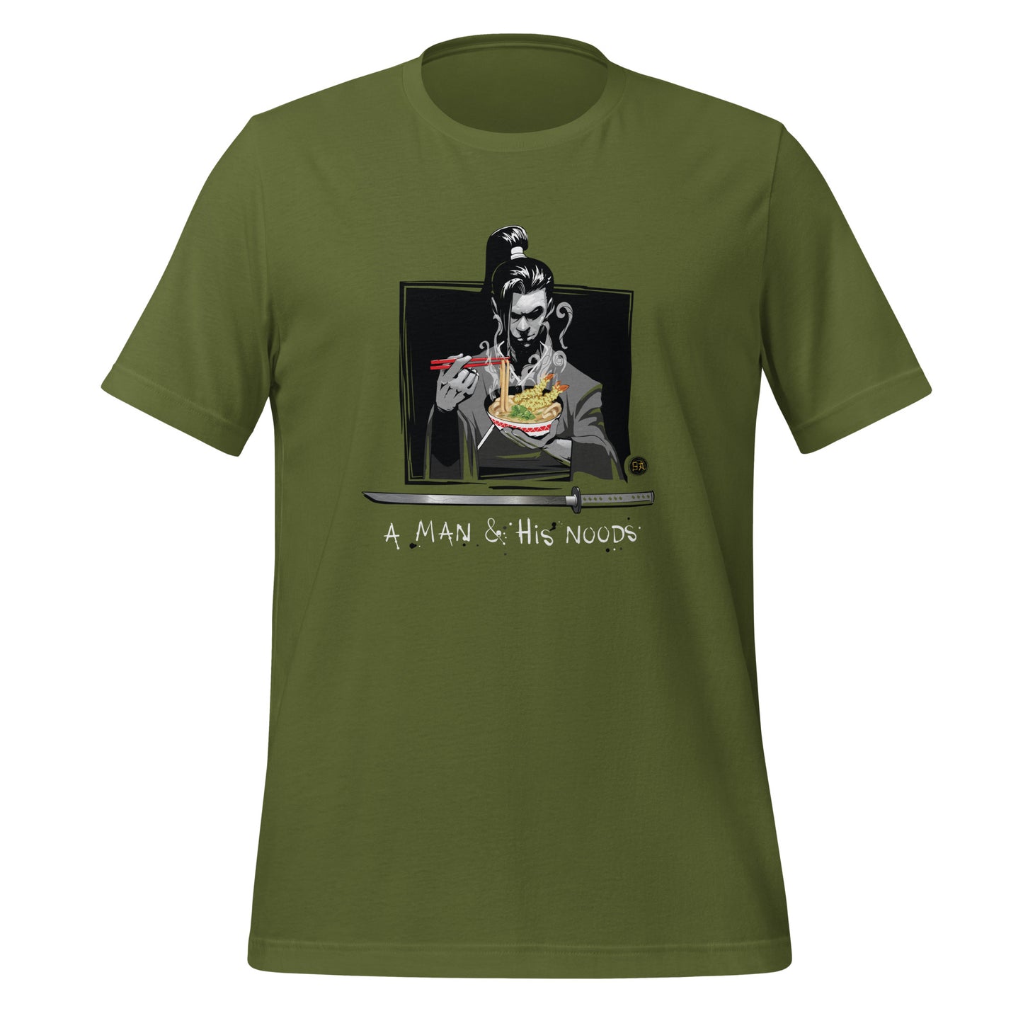 Samurai with Noodles | T-Shirt